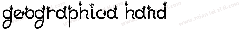geographica hand字体转换